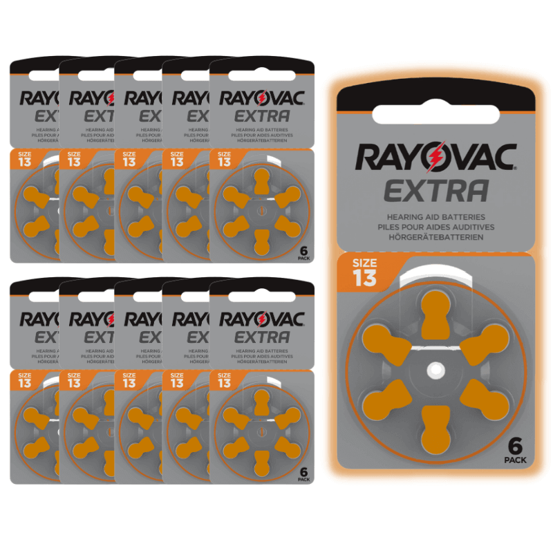 Rayovac Piles Extra 10 boites (60piles)