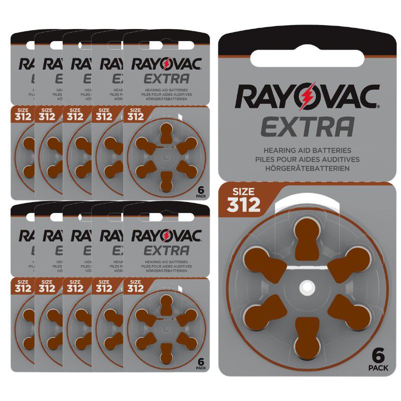 Rayovac Piles Extra 10 boites (60piles)